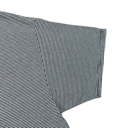 Vintage 90s navy white striped tee (XL)