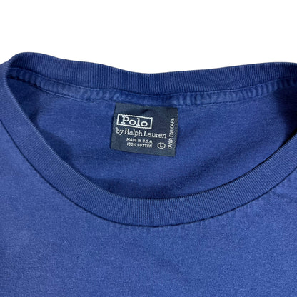 Vintage 90s Ralph Lauren Polo Bear faded tee (L)
