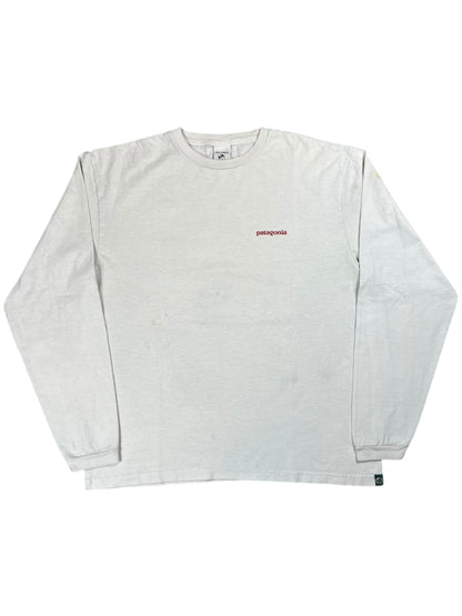 Vintage 90s Patagonia mountain long sleeve shirt (L)