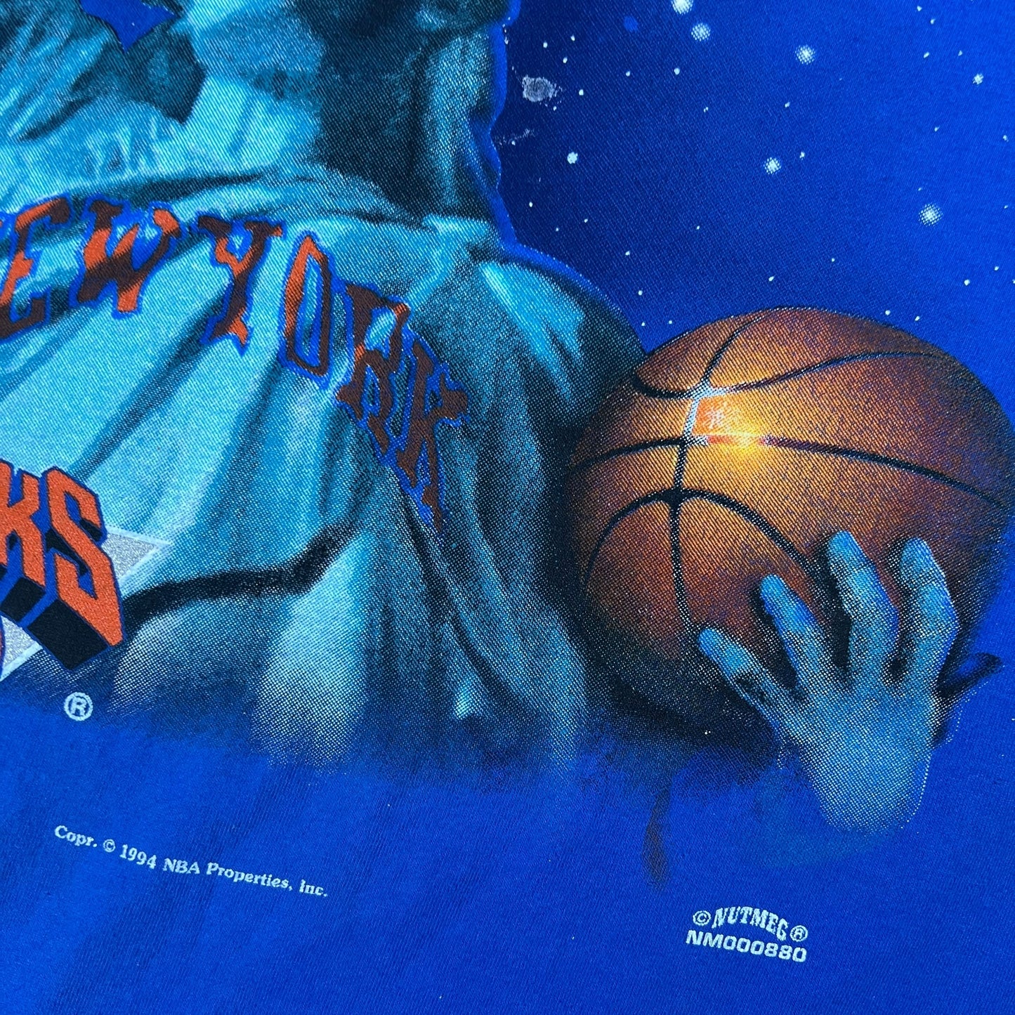 Vintage 1994 Nutmeg New York Knicks Lady Liberty tee (XL)