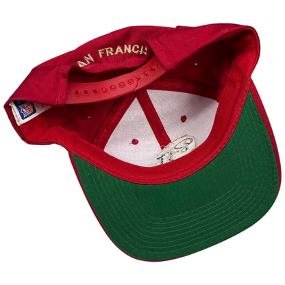 Vintage 90s San Francisco 49ers Helmet NFL AJD SnapBack