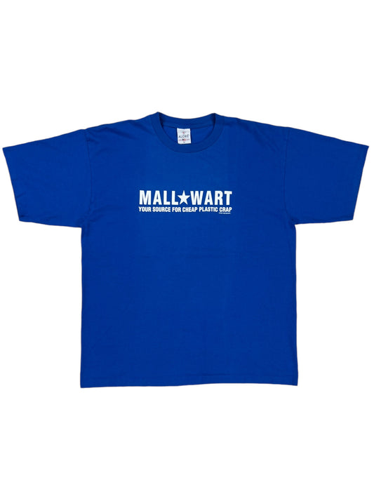 Vintage 90s Mall Wart Cheap Plastic Crap parody tee (XL)