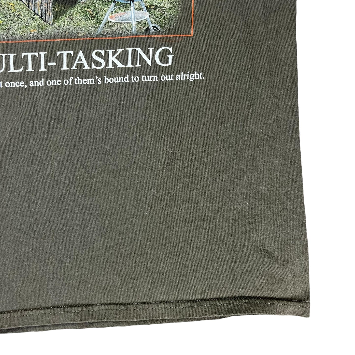 Vintage Y2K Redneck Multi Tasking tee (L)