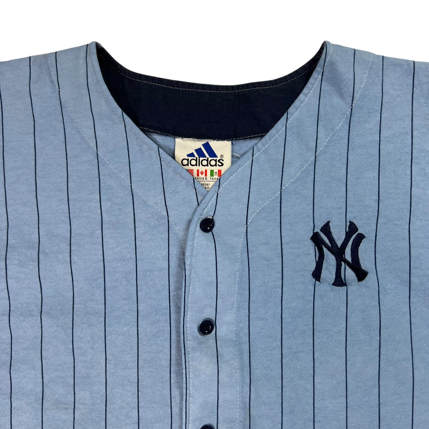 Vintage 90s Adidas New York Yankees over dye jersey (L)