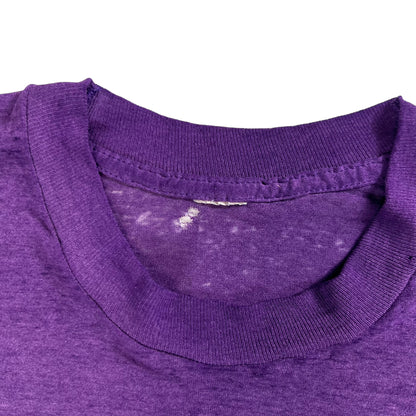 Vintage 80s Purple faded pocket tee (XL)