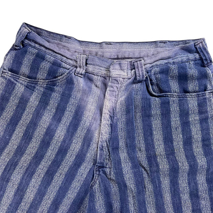 Vintage 1970s faded striped cut off shorts (31)