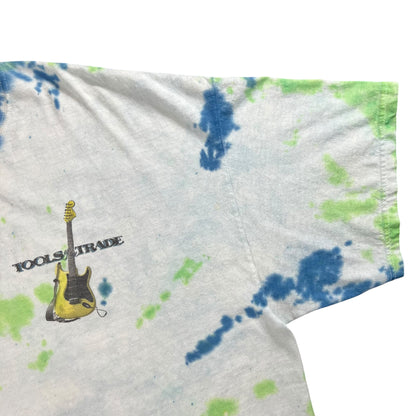 Vintage Y2K Tools of the Trade Guitars tie dye tee (XXL)
