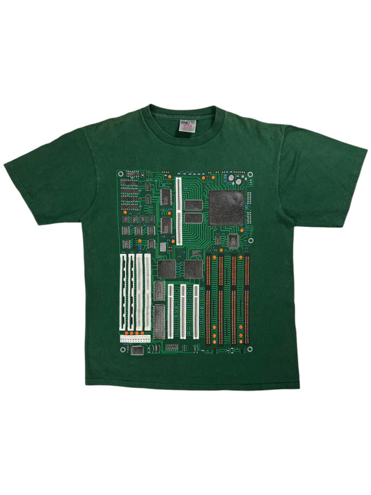 Vintage 1996 Computer Gear Motherboard tee (M)