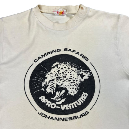 Vintage 1970s Afro-ventures Camping Safaris Johannesburg tee (S)