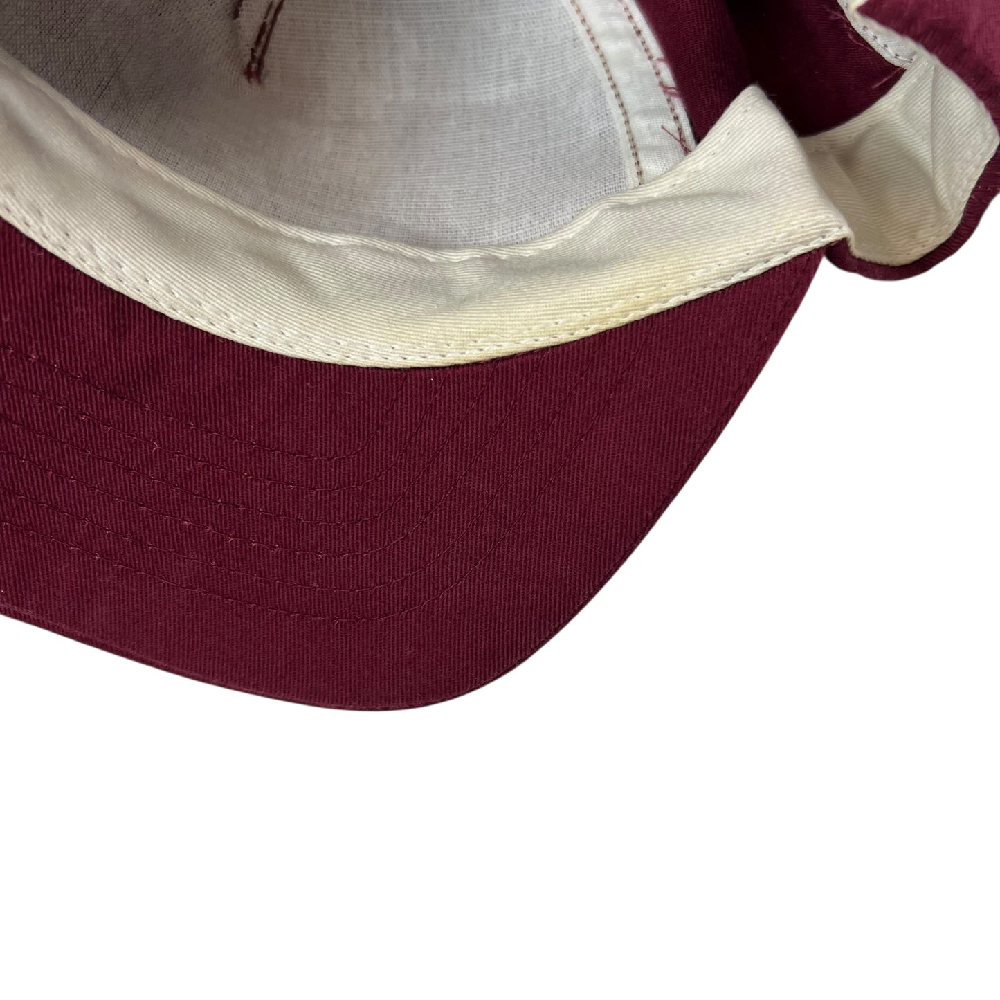 Vintage 90s Fordham University Rams  University Square SnapBack