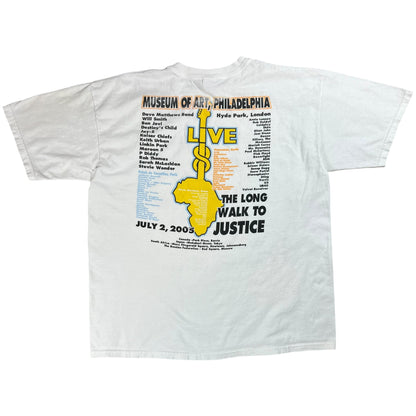 Vintage 2005 Live Aid Philadelphia Museum of Art band concert tee (XL)