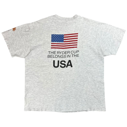 Vintage 90s The Ryder Cup Belongs in the USA golf tournament tee (L)