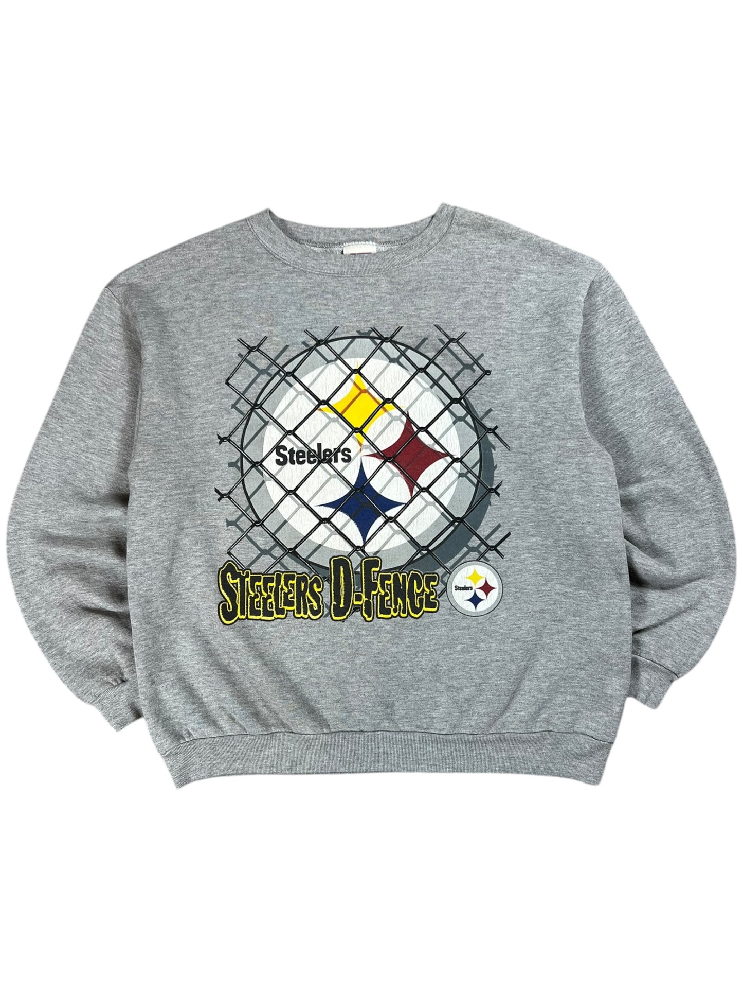 Vintage 90s CSA Pittsburgh Steelers D-Fence crewneck (L)
