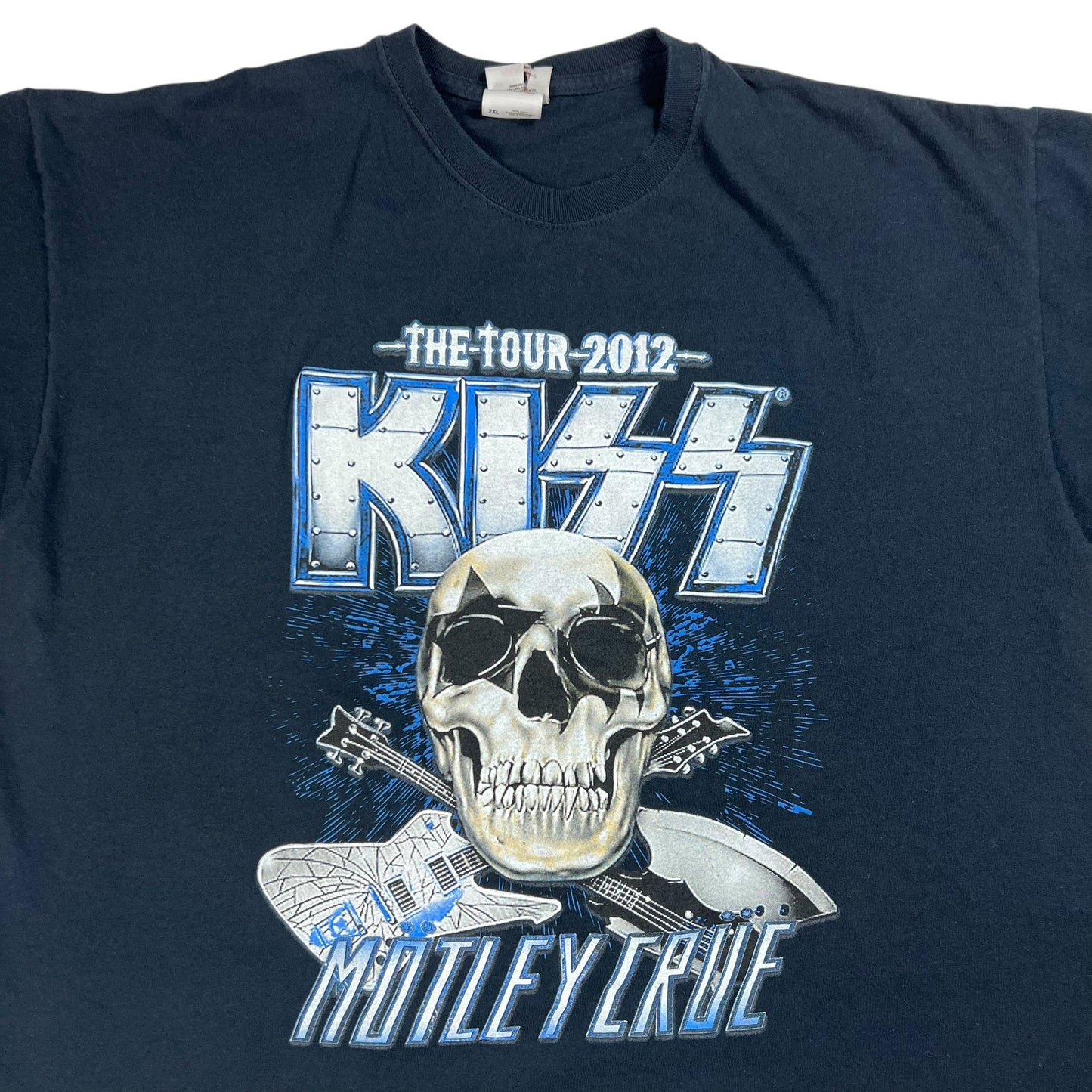 2012 KISS Motley Crue concert band tee (XL)