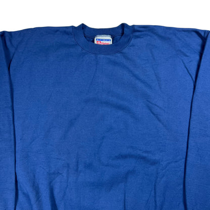 Vintage Y2K Hanes navy blank crewneck (L)