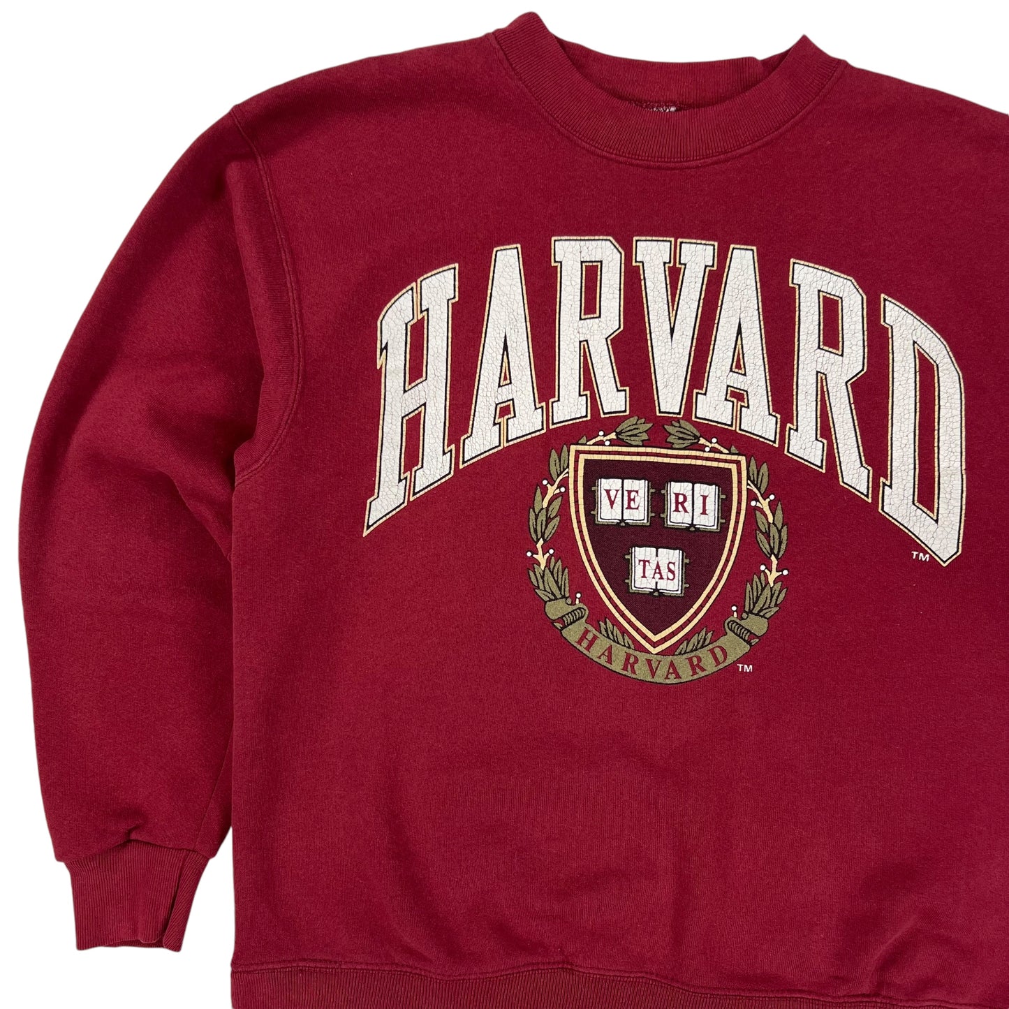 Vintage 90s Harvard University crest crewneck (L)