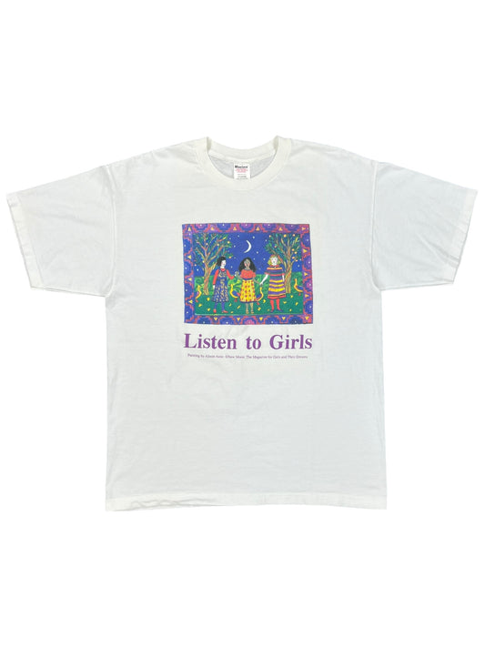 Vintage 90s Listen To Girls art tee (XL)