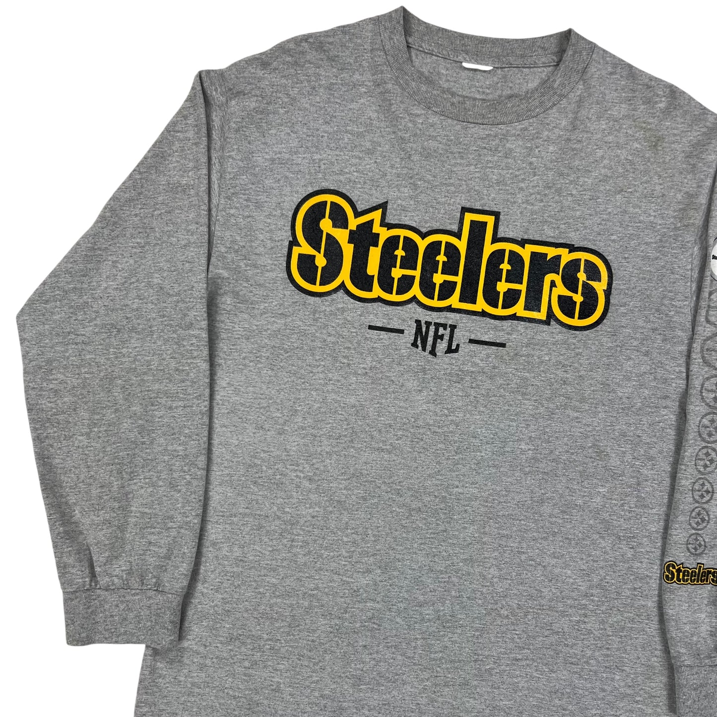 Vintage Y2K Pittsburgh Steelers NFL long sleeve print shirt (M)