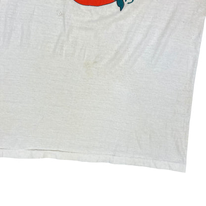 Vintage 70s Broward Dolphins Booster Club ringer tee (M)