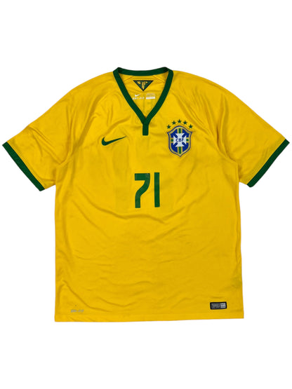 2014 Nike Brazil Kielty World Cup soccer jersey (L)