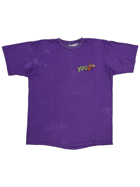 Vintage 90s Yogi Bear faded purple tee (XL)