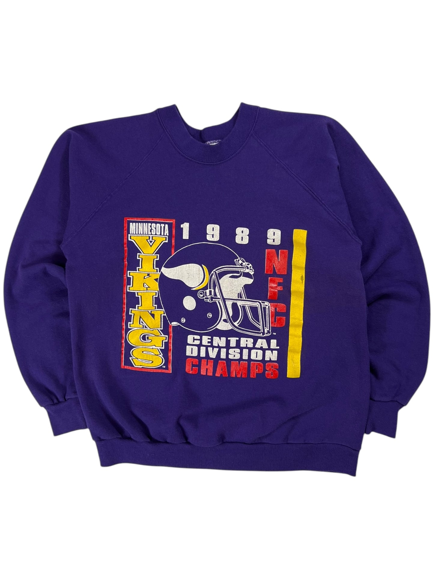 Vintage 1989 Minnesota Vikings NFL crewneck (S)