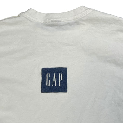 Vintage 90s GAP Khaki a-go-go. tee (L)