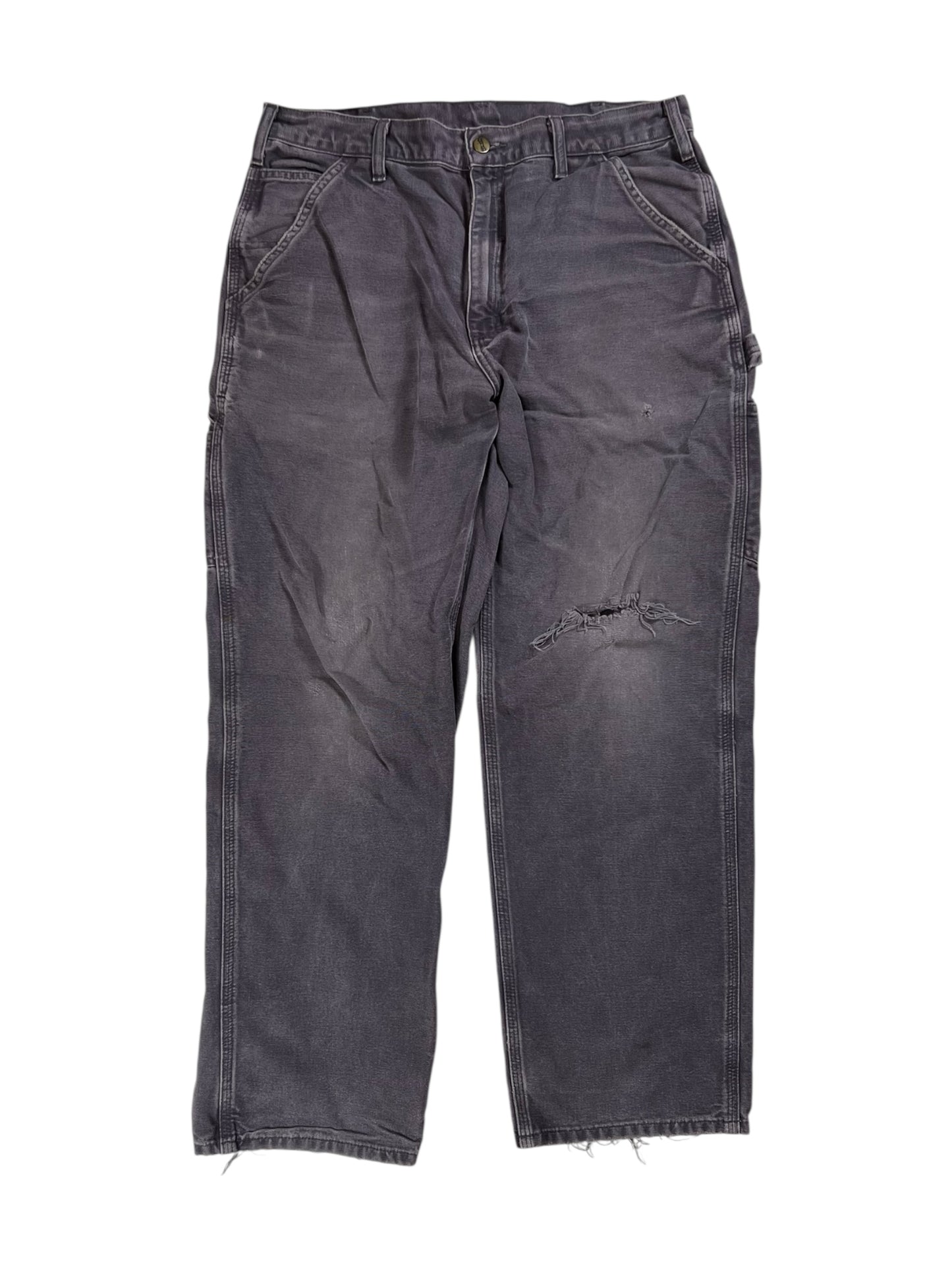 Vintage 90s Carhartt faded distressed work pants (34x30)
