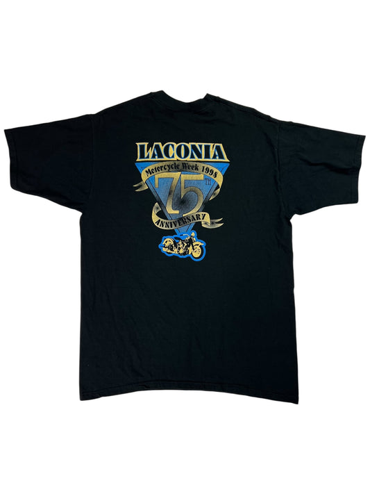 Vintage 1998 Laconia Motorcycle Weekend biker tee (XL)