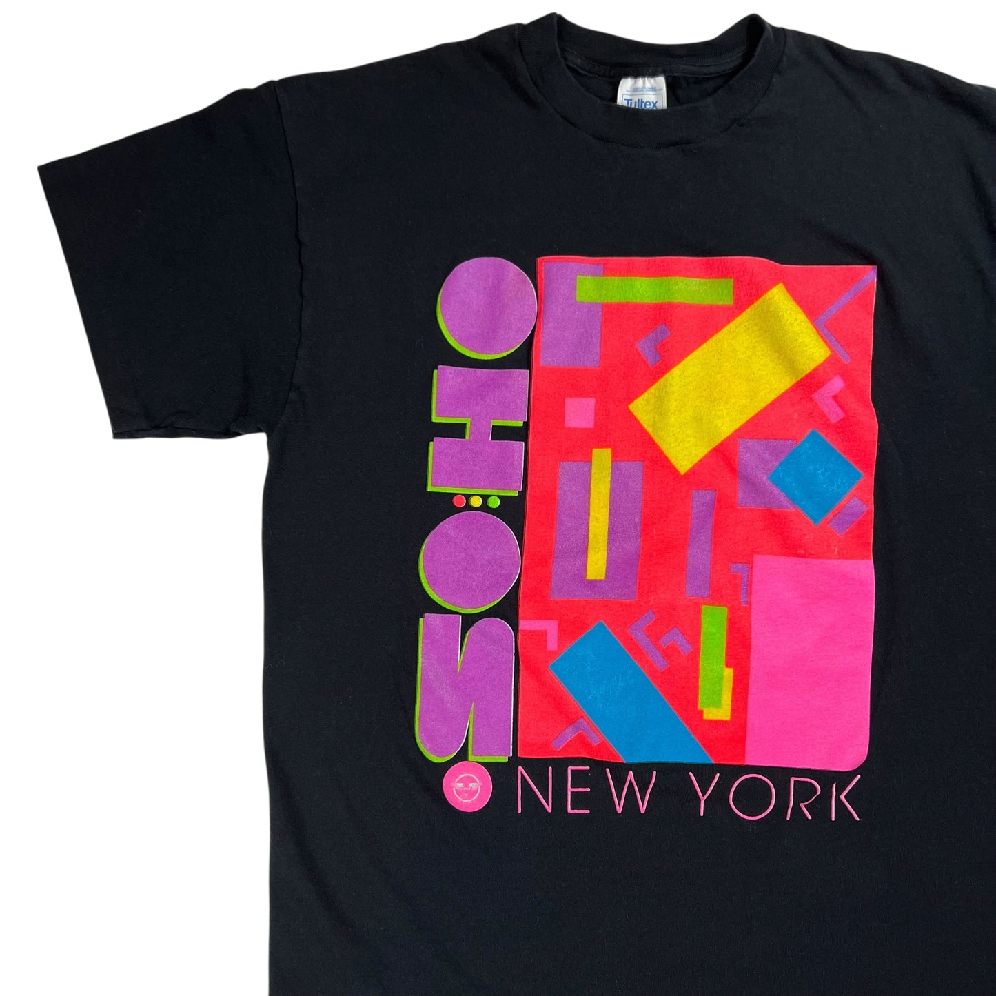 Vintage 90s SOHO New York City art tee (XL)