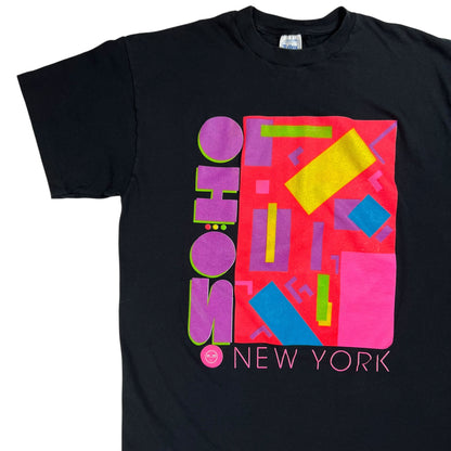 Vintage 90s SOHO New York City art tee (XL)