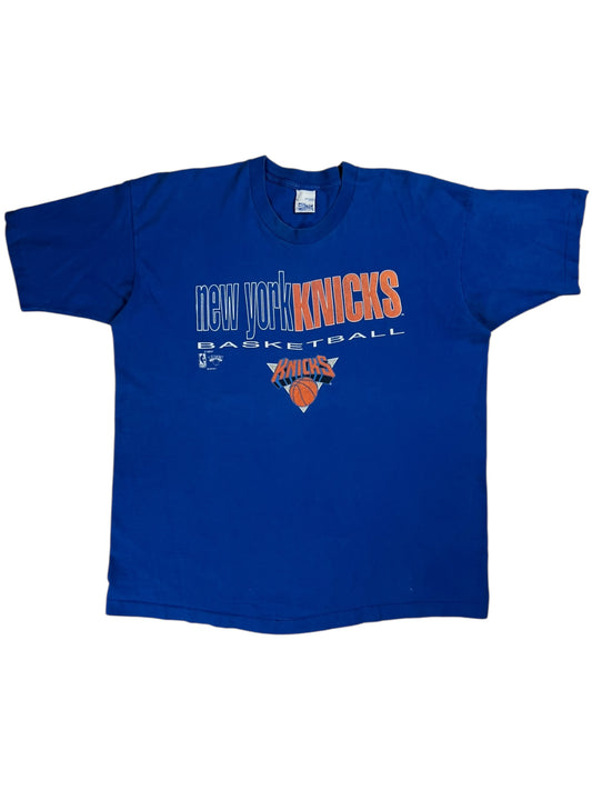 Vintage 90s Salem Sportswear New York Knicks Basketball tee (XL)