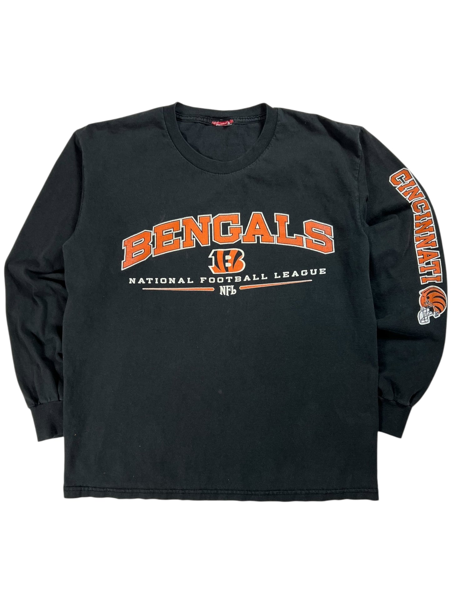 Vintage Y2K Cincinnati Bengals long sleeve print shirt (M)