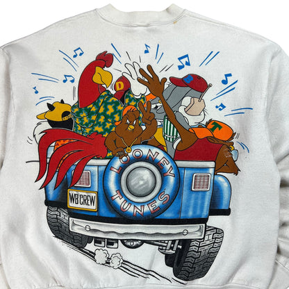 Vintage 1993 Looney Tunes Jeep Wrangler Break Through crewneck (L)