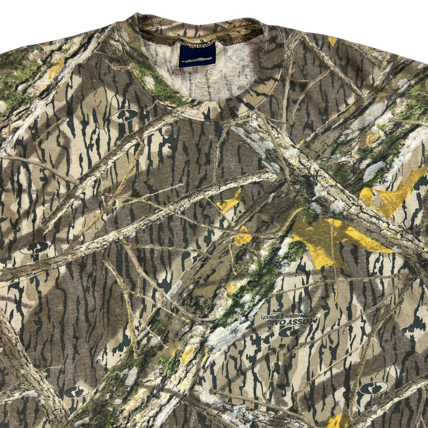 Vintage 90s Mossy Oak Camouflage long sleeve shirt (XL)