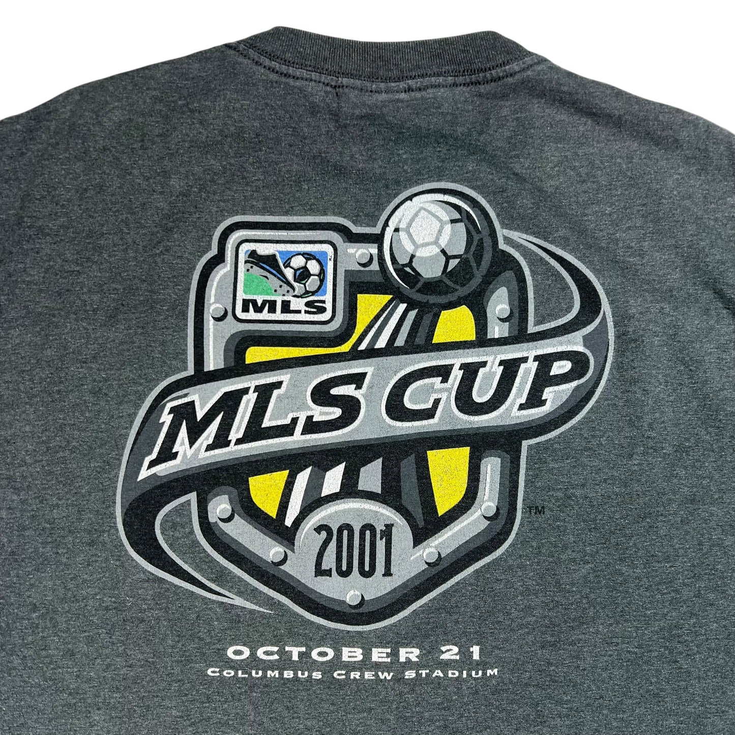 Vintage 2001 Major League Soccer Cup MLS tee (L)