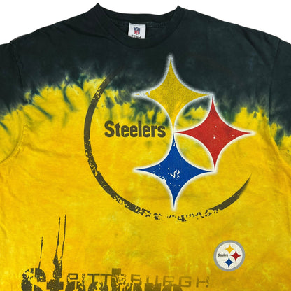 Vintage Y2K Pittsburgh Steelers tie dye NFL tee (XL)