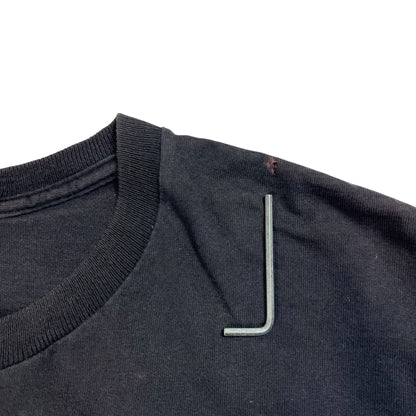 Vintage 90s Insured By Smith & Wesson faded gun tee (L)