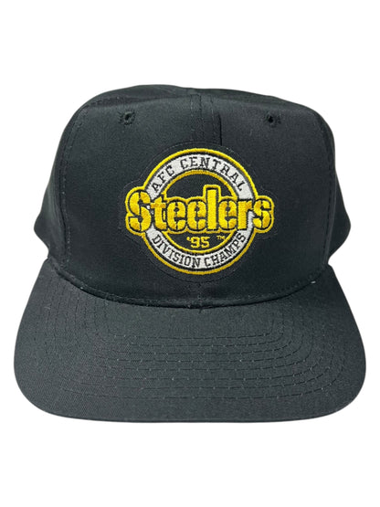 Vintage 1995 Starter Pittsburgh Steelers Division Champs SnapBack