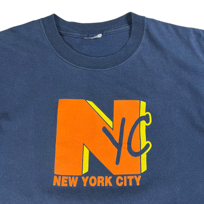 Vintage 90s New York City NYC MTV parody tee (L)