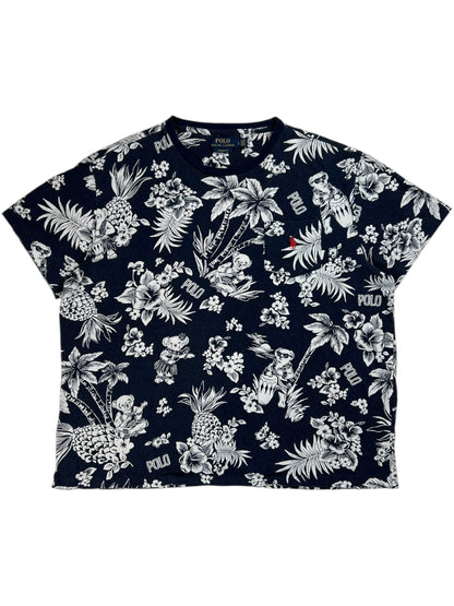 Y2K Polo Ralph Lauren Polo Bear all over print pocket tee (L)