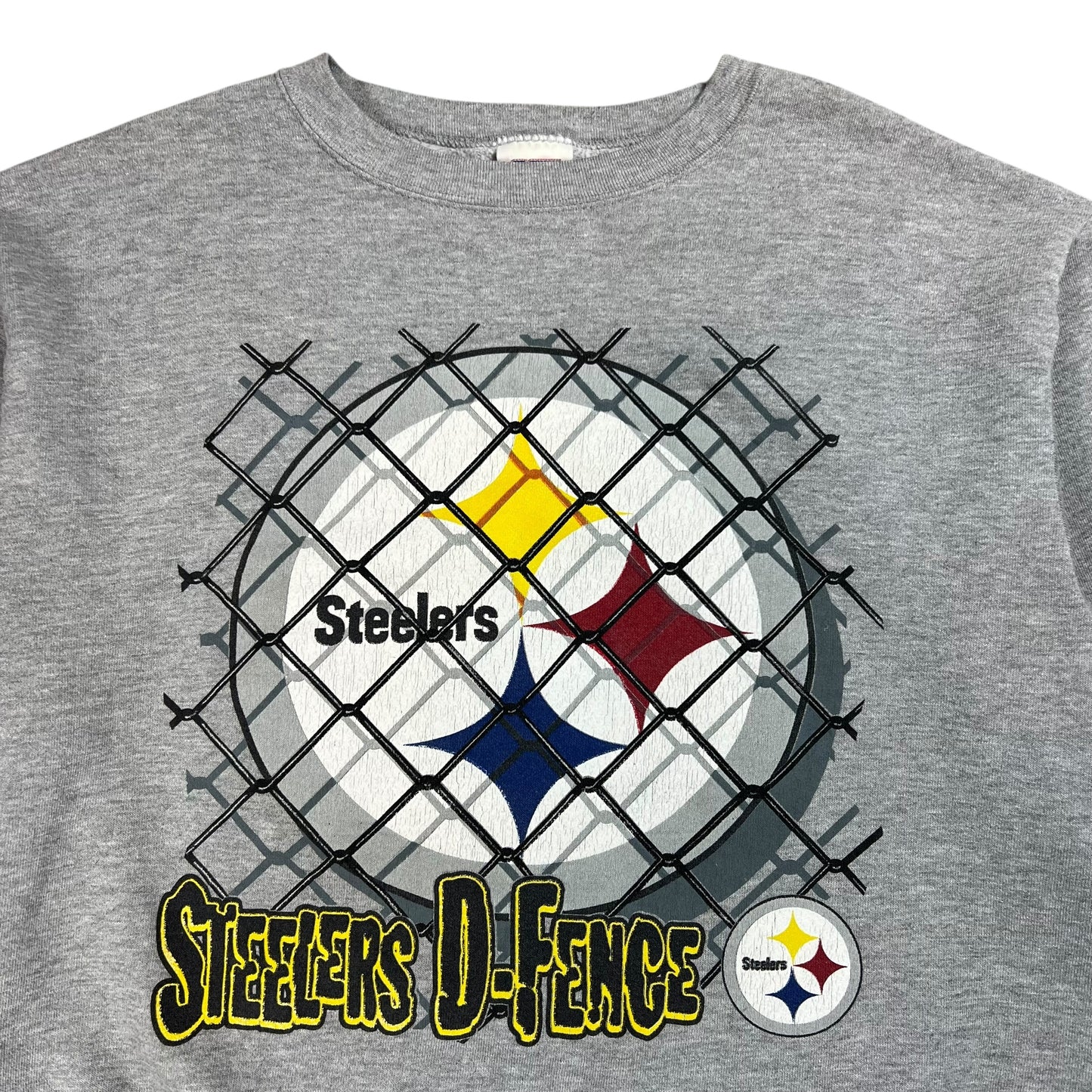 Vintage 90s CSA Pittsburgh Steelers D-Fence crewneck (L)