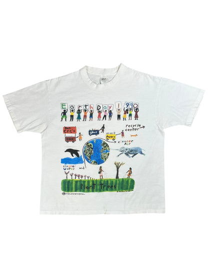 Vintage 1990 Earth Day Jonathan Parker art tee (M)