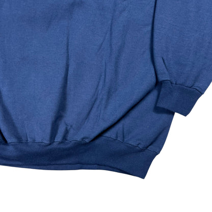 Vintage Y2K Hanes navy blank crewneck (L)