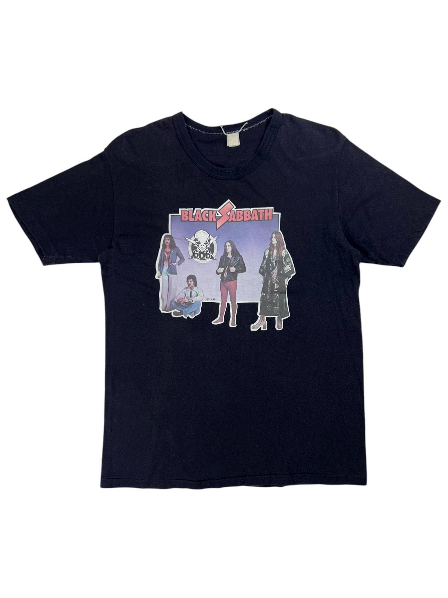 Vintage 1970s Black Sabbath 666 Ozzy Osbourne band tee (M)