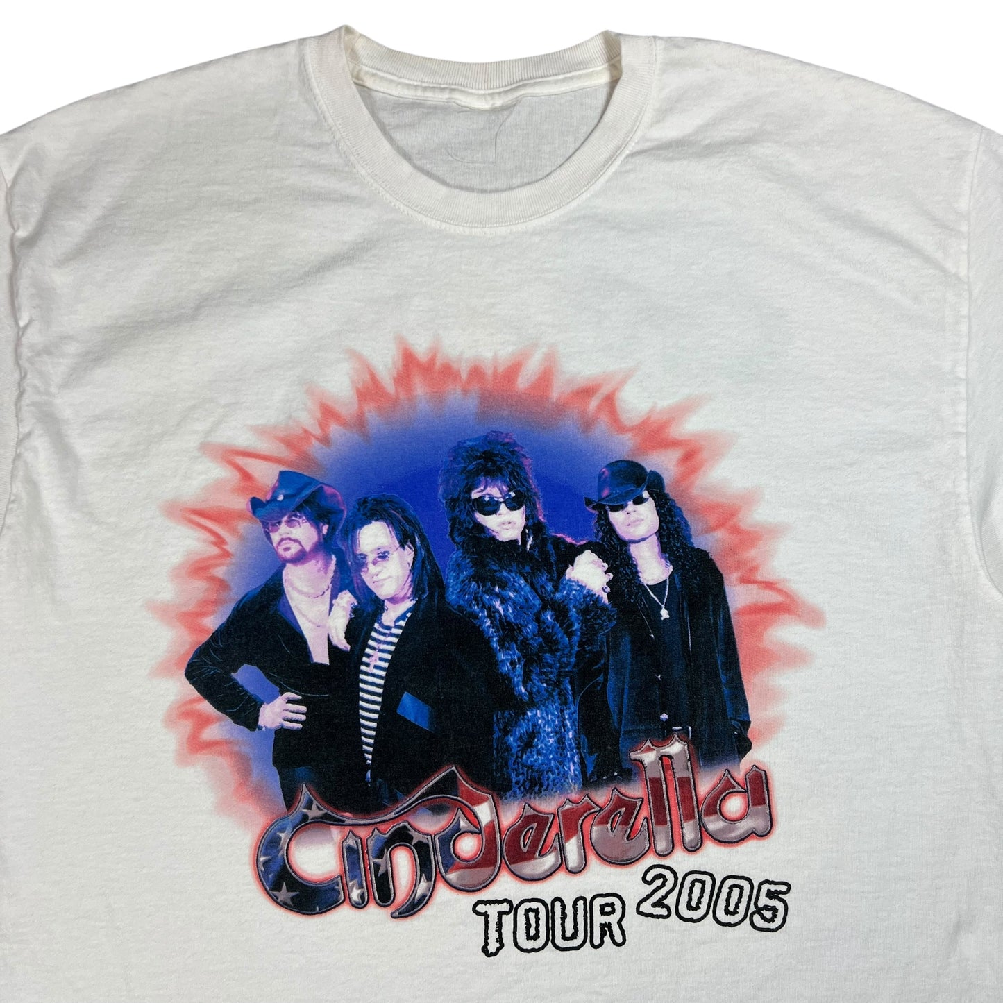 Vintage 2005 Cinderella Band tee (L)