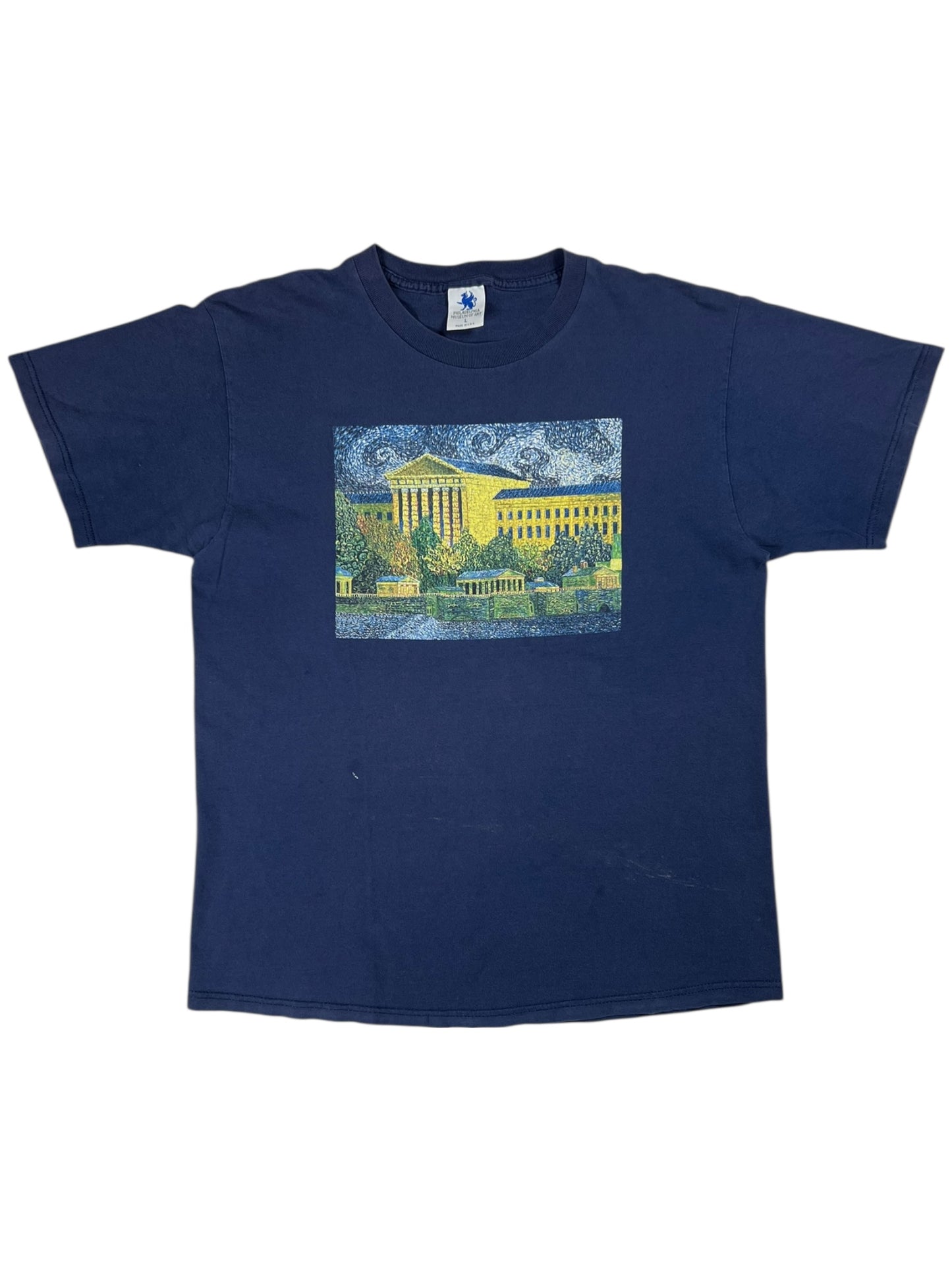 Vintage 90s Philadelphia Museum of Art Vincent Van Gogh faded tee (L)