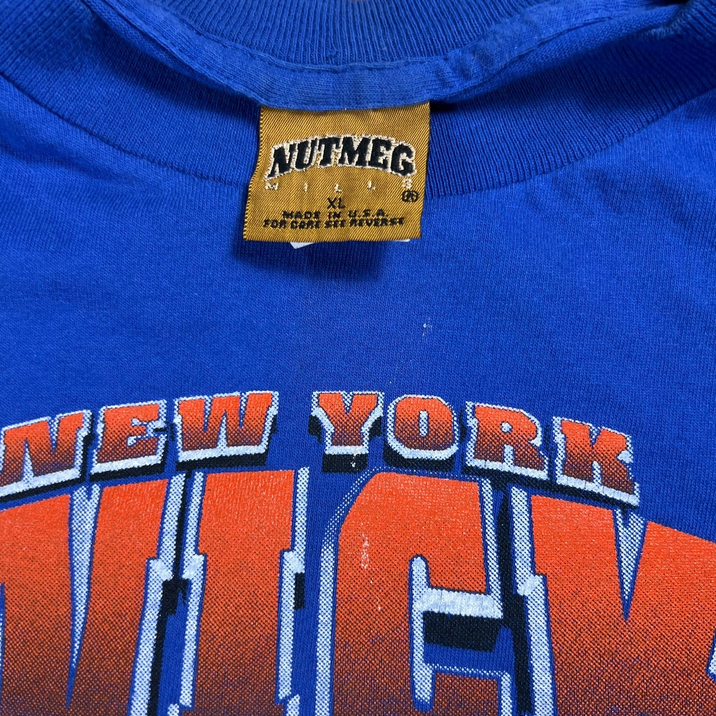 Vintage 1994 Nutmeg New York Knicks Lady Liberty tee (XL)