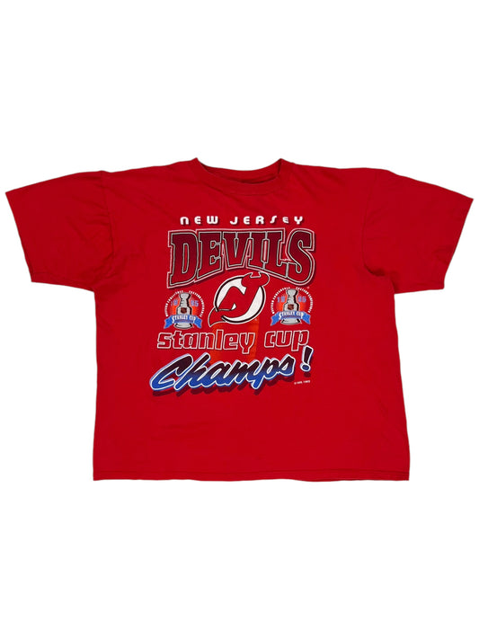 Vintage 1995 New Jersey Devils Stanley Cup Champions tee (XL)