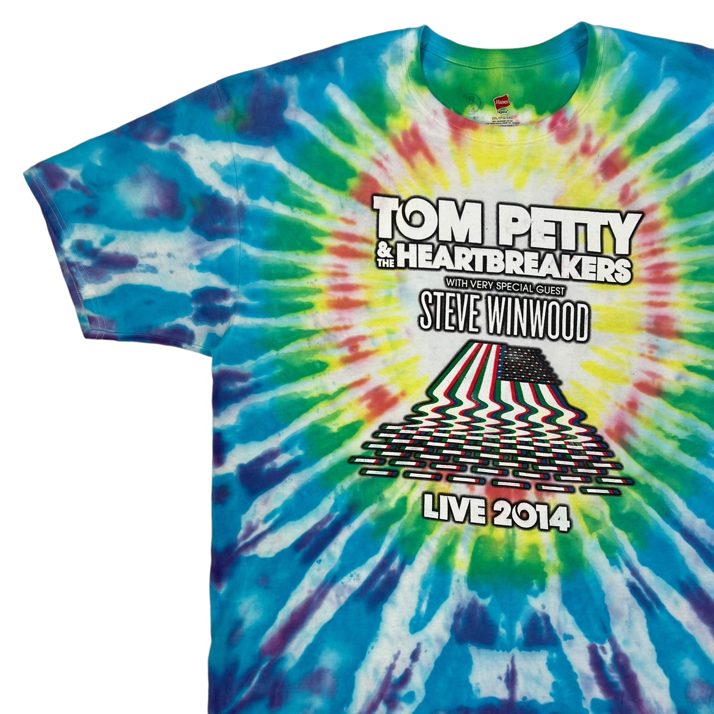 2014 Tom Petty & the Heartbreakers tie dye band tee (XXL)